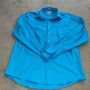 Men Van Heusen Blue Button Down